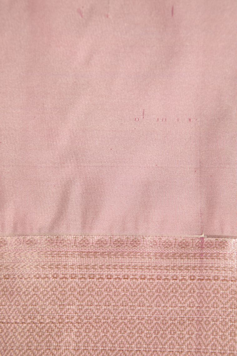 Ocean Blue Apoorva Silk Sarees with Gold Zari Buttis (small Dots Or Motifs) view 3