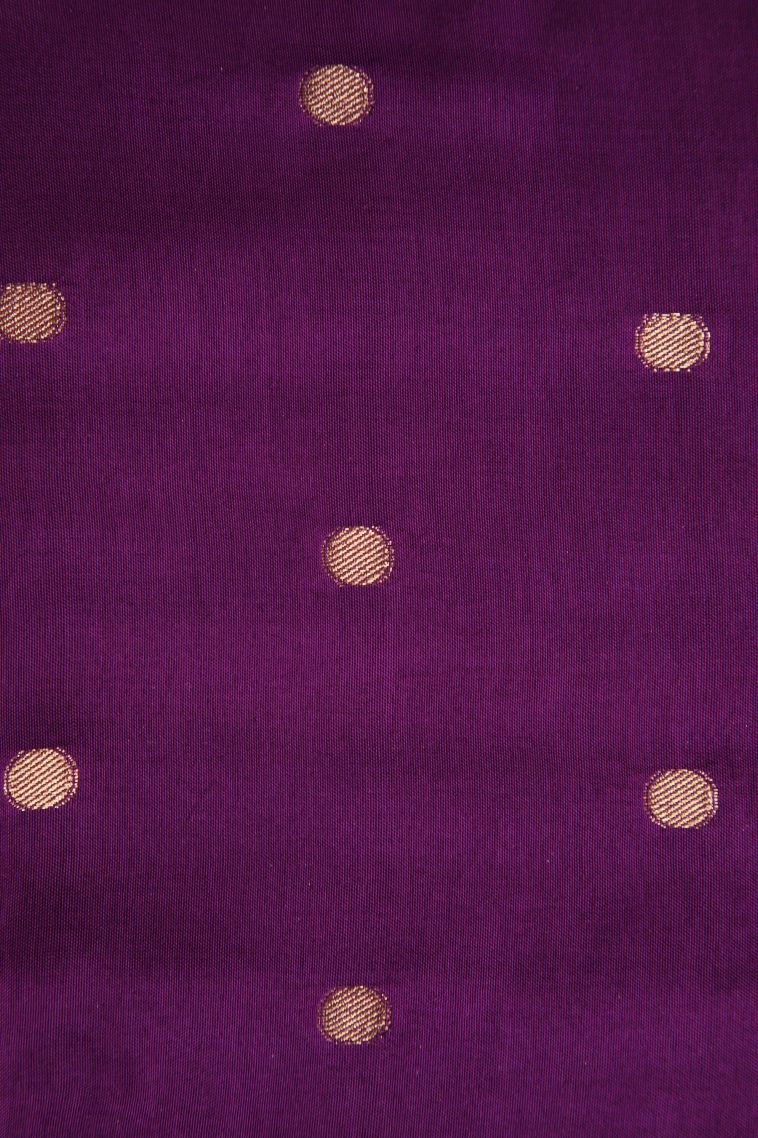 Aegean Blue Banaras Sarees with Gold Zari Peacock Motifs view 3