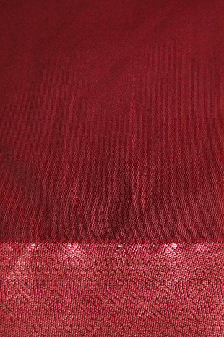 Lime Green Apoorva Silk Sarees with Copper Zari Floral Puttas view 3