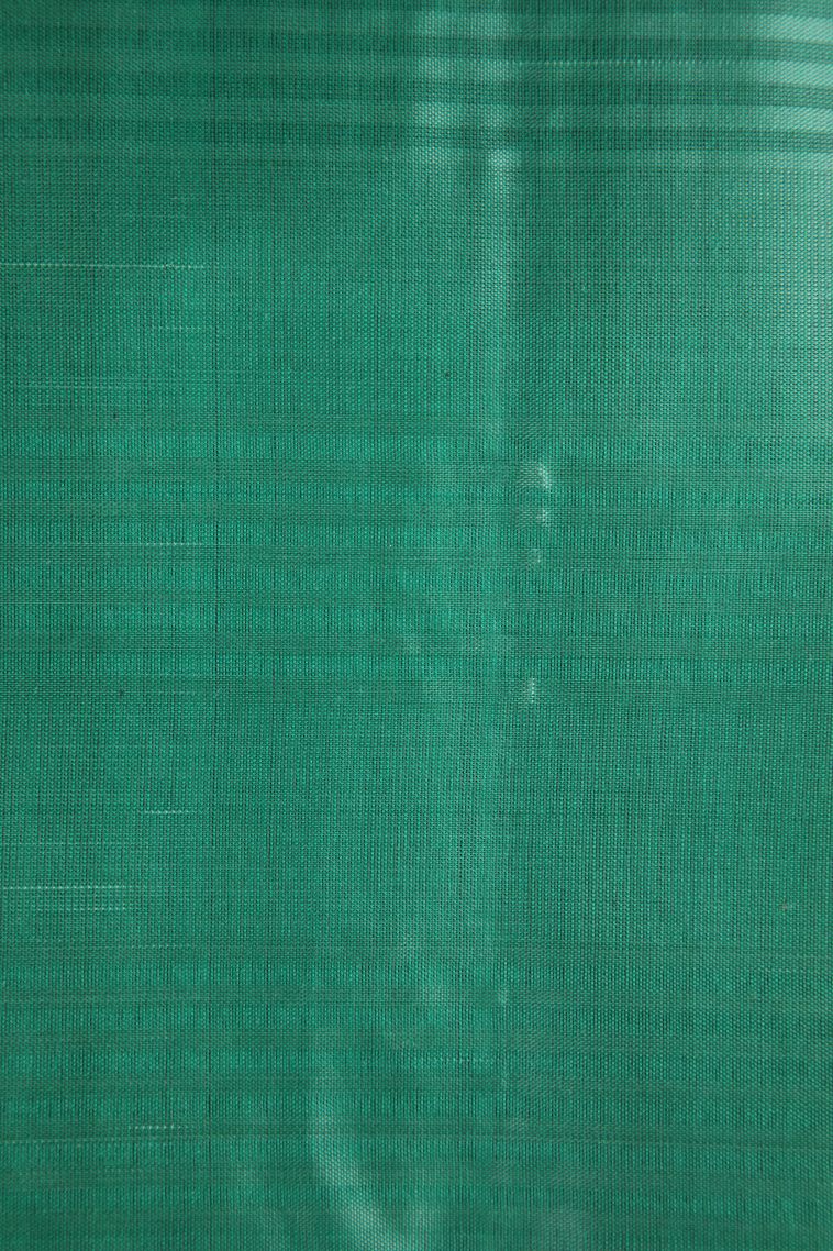 Rose  Red Soft Silk Saree with Gold And Silver Zari Stripes view 3