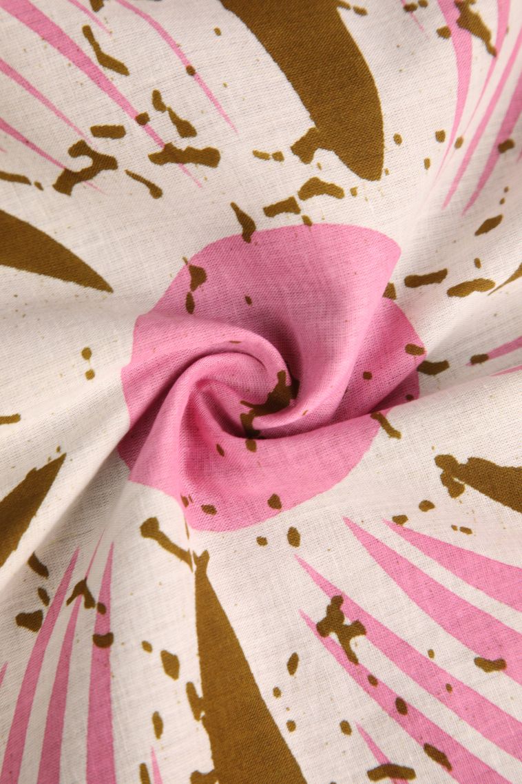 Peanut Brown Cotton Sarees with Without Zari Zari Floral Patterns view 4