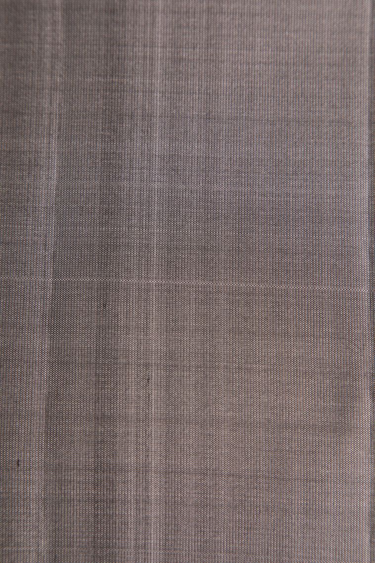 Cherry  Red Soft Silk Saree with Copper Zari Buttis (small Dots Or Motifs) view 3