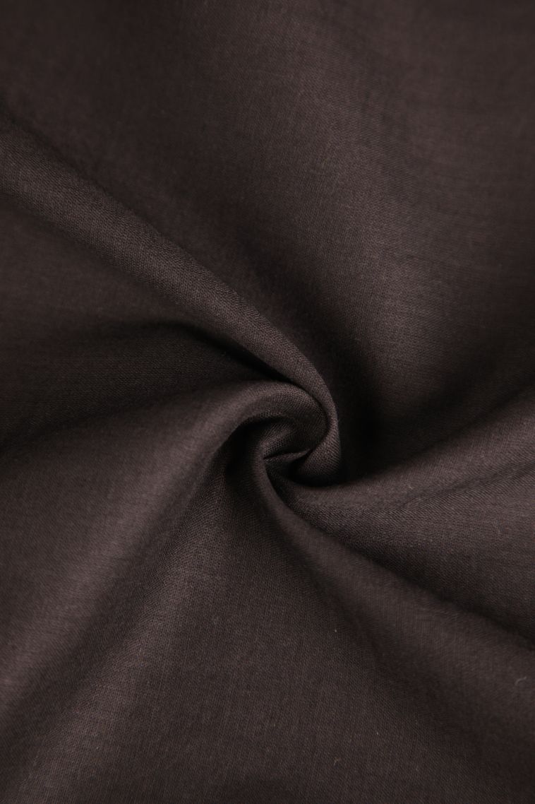 Asphalt Black Cotton Sarees with Without Zari Zari Plain view 4