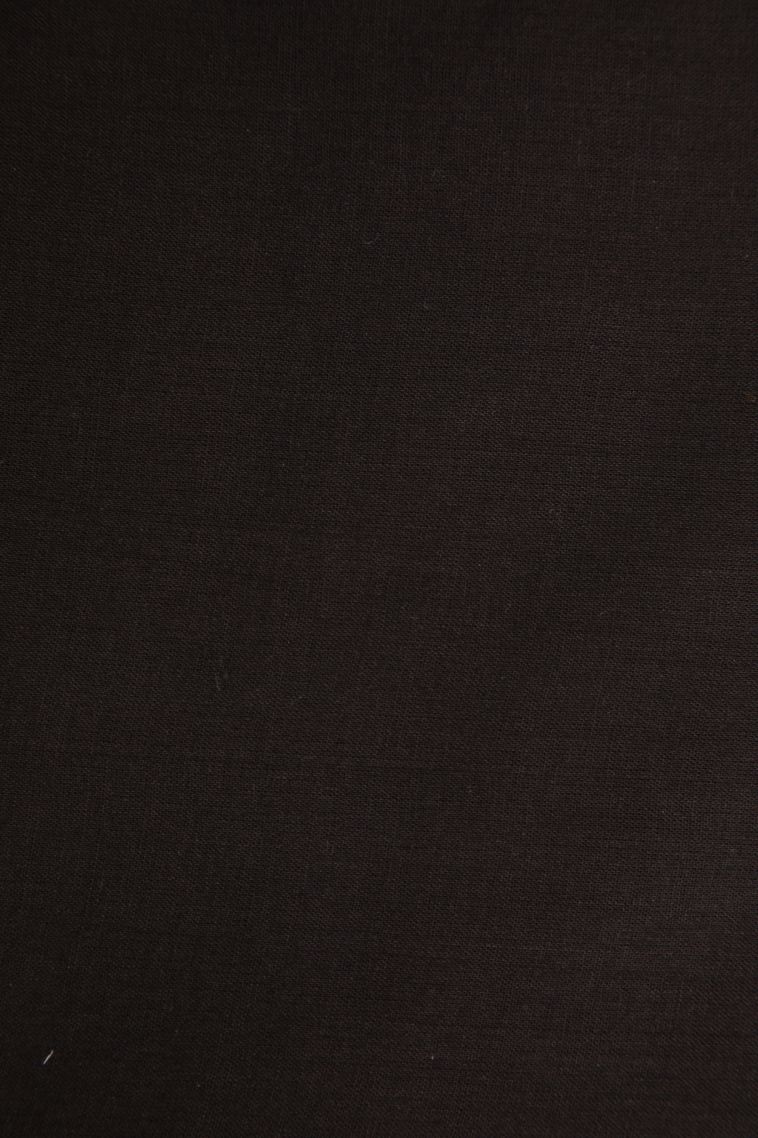 Asphalt Black Cotton Sarees with Without Zari Zari Plain view 3