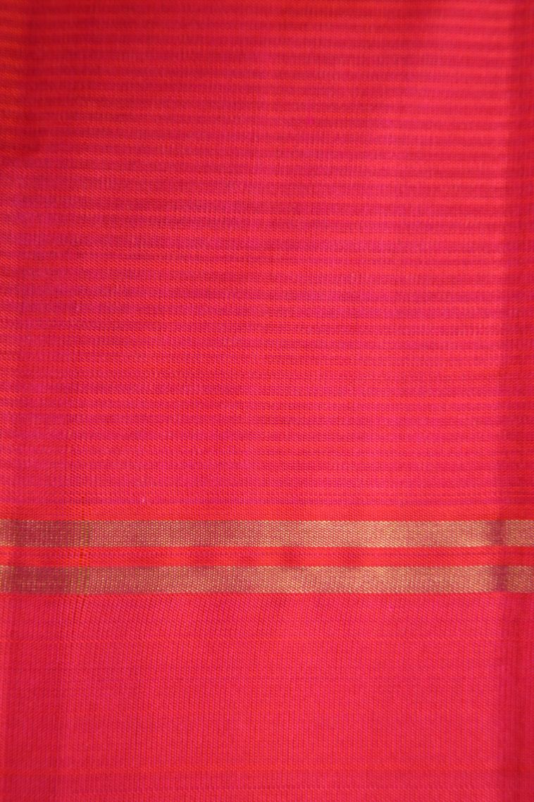 Azure Blue Soft Silk Saree with Gold Zari Buttis (small Dots Or Motifs) view 3