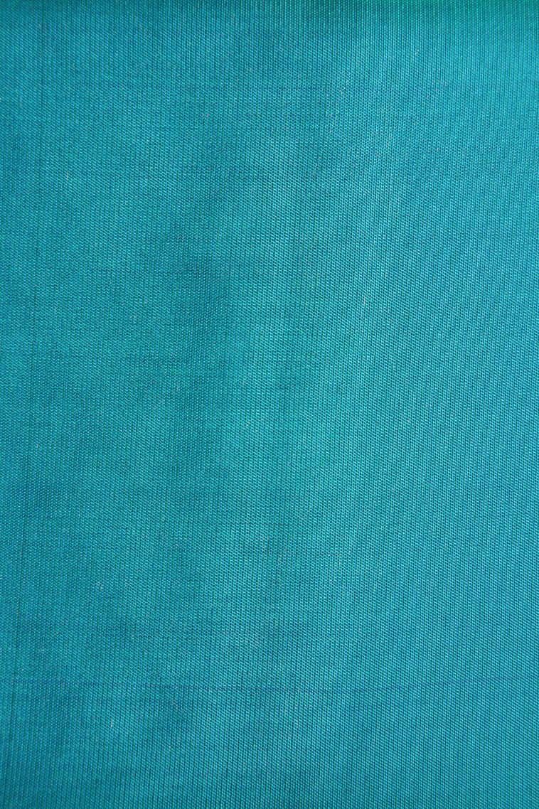 Fire Orange Soft Silk Saree with Copper Zari Floral Puttas view 3