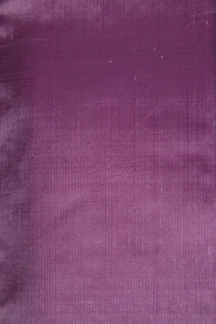 Lean Pink Soft Silk Saree with Copper Zari Stripes view 3