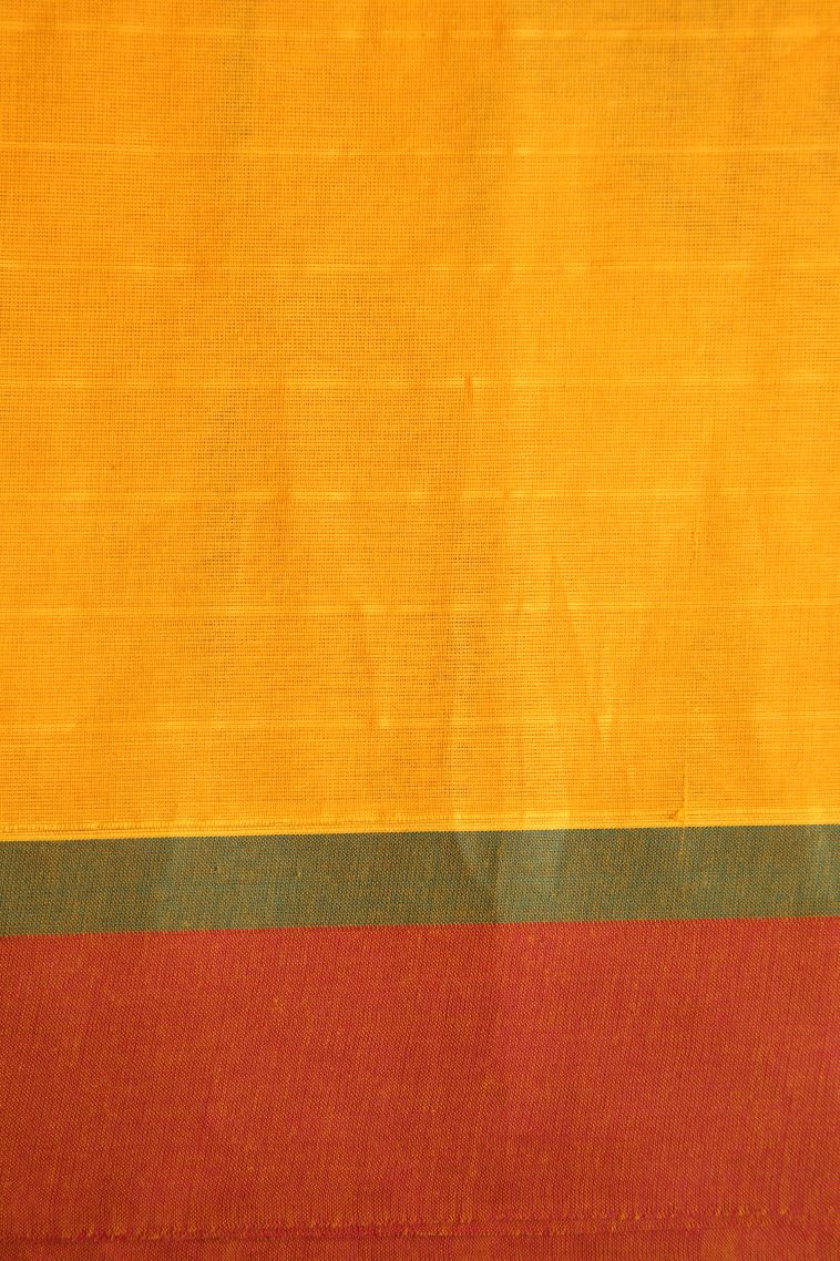 Mango Kovai Cotton Sarees with Without Zari Zari Floral Puttas view 3