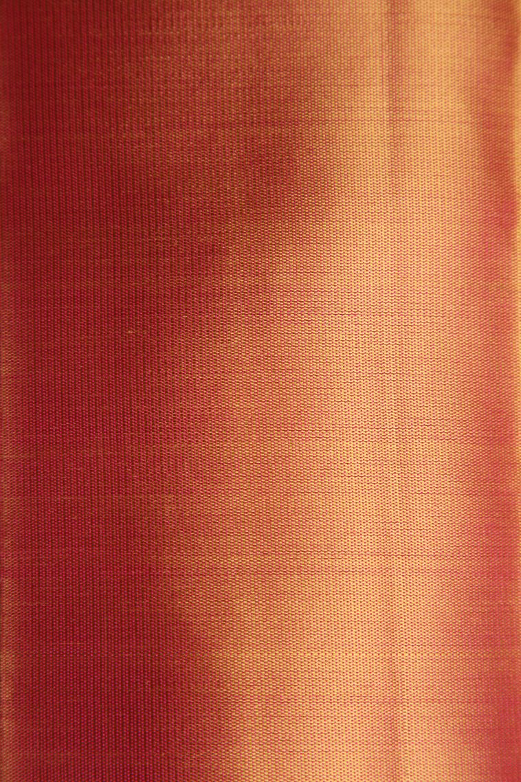 Rich Gold Kanchipuram Silk Sarees with Gold Zari Geometric Shapes view 3