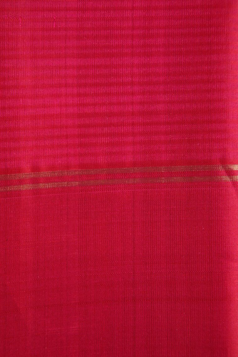 Navy Blue Soft Silk Saree with Gold Zari Rain Drops Mottif view 3