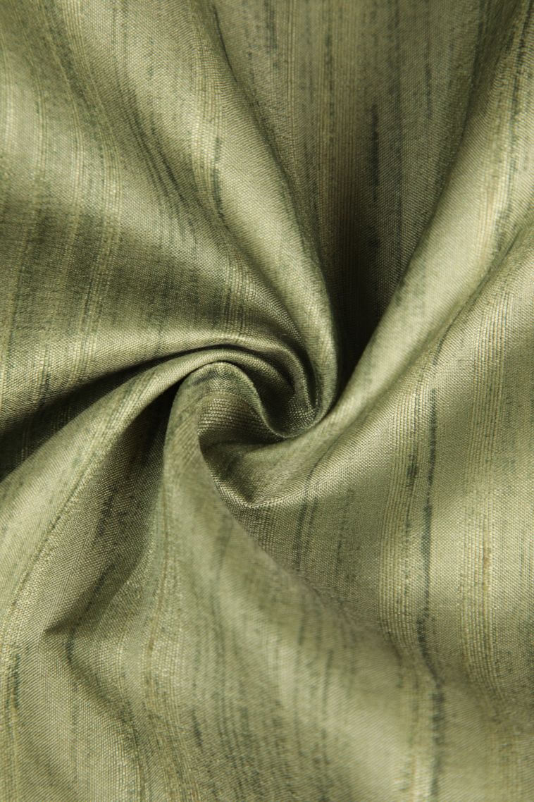 Sage Green Semi Tussar Silk with Without Zari Zari Plain view 4