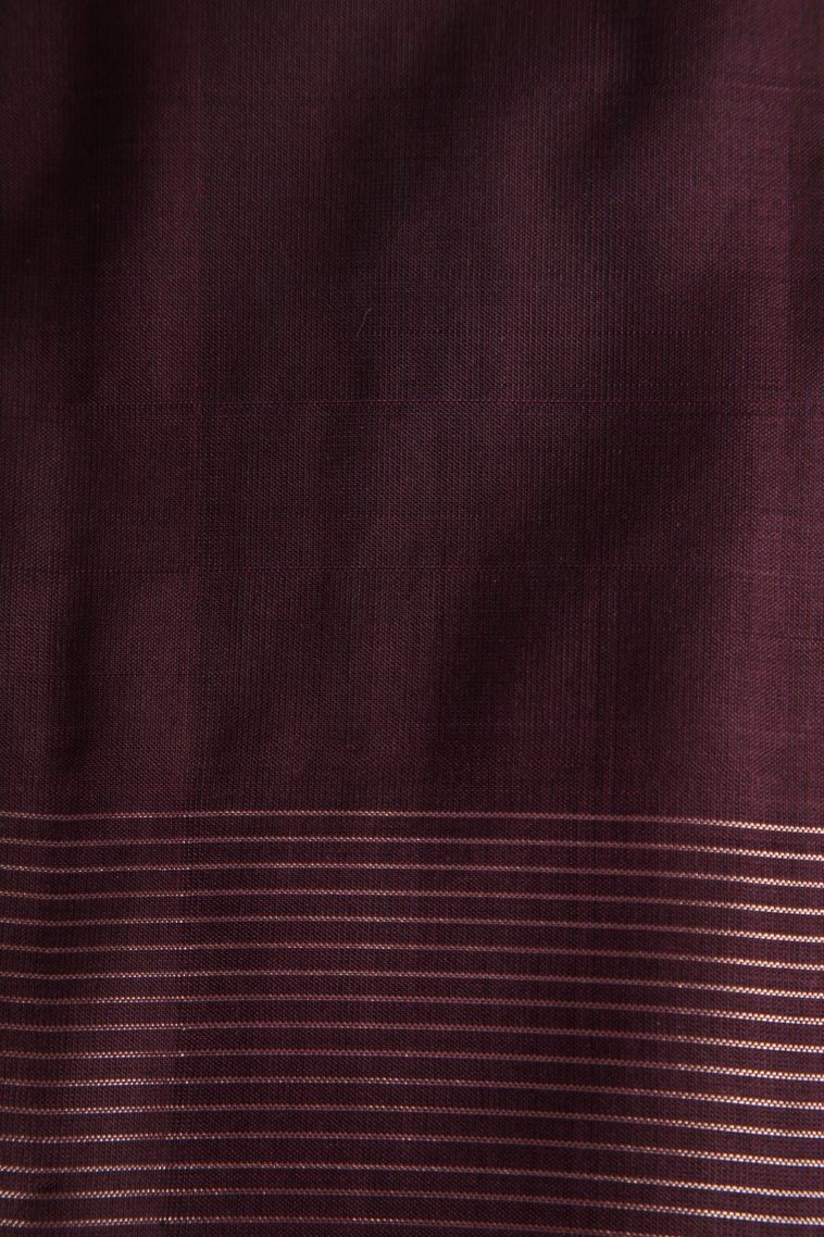 Arctic Blue Soft Silk Saree with Gold Zari Stripes view 3