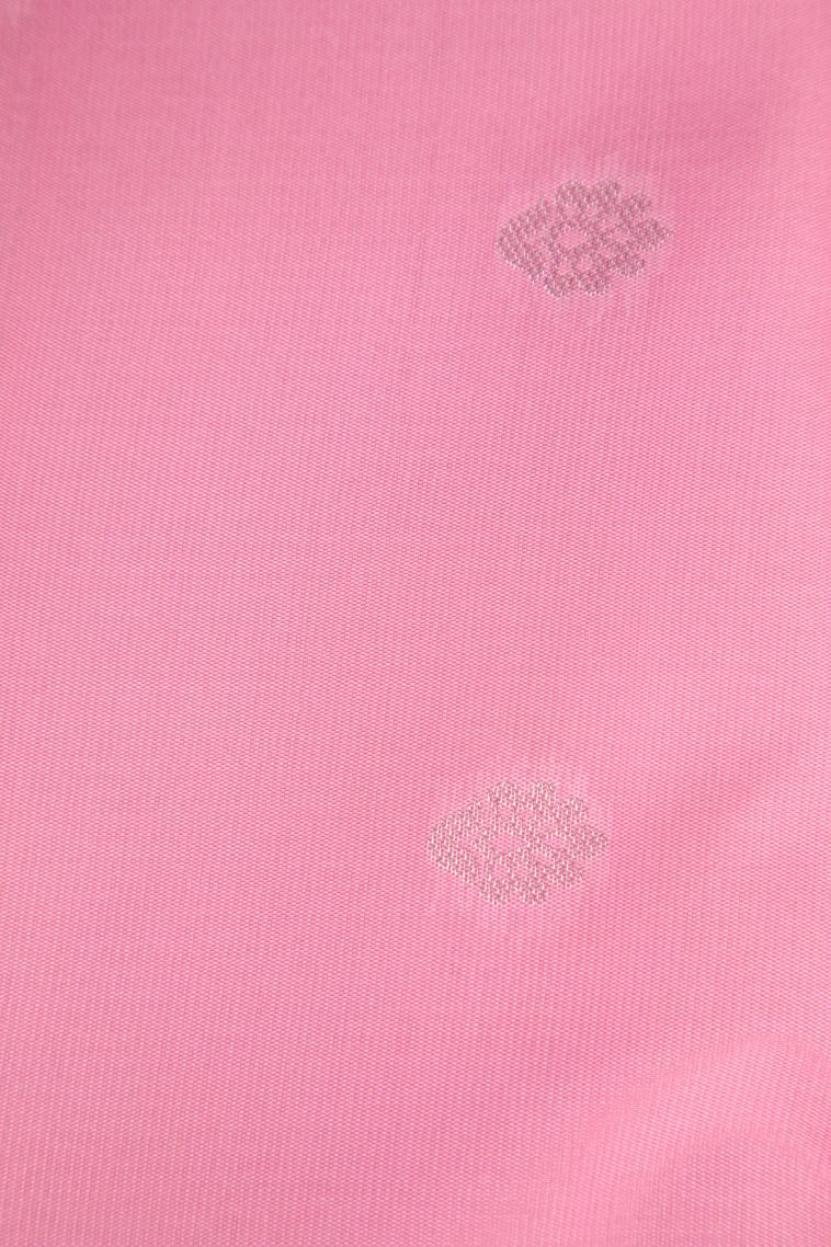 Arctic Blue Visiri Madippu Silk Sarees with Silver Zari Floral Patterns view 3