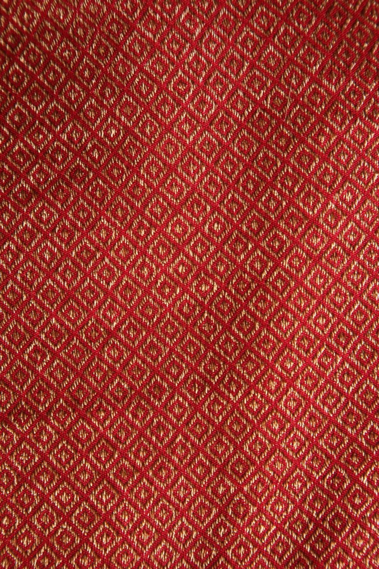 Berry Blue Banaras Sarees with Antic Zari Floral Puttas view 3