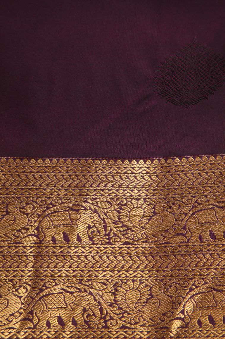 Lemonade Pink Soft Silk Saree with Gold Zari Floral Patterns view 3