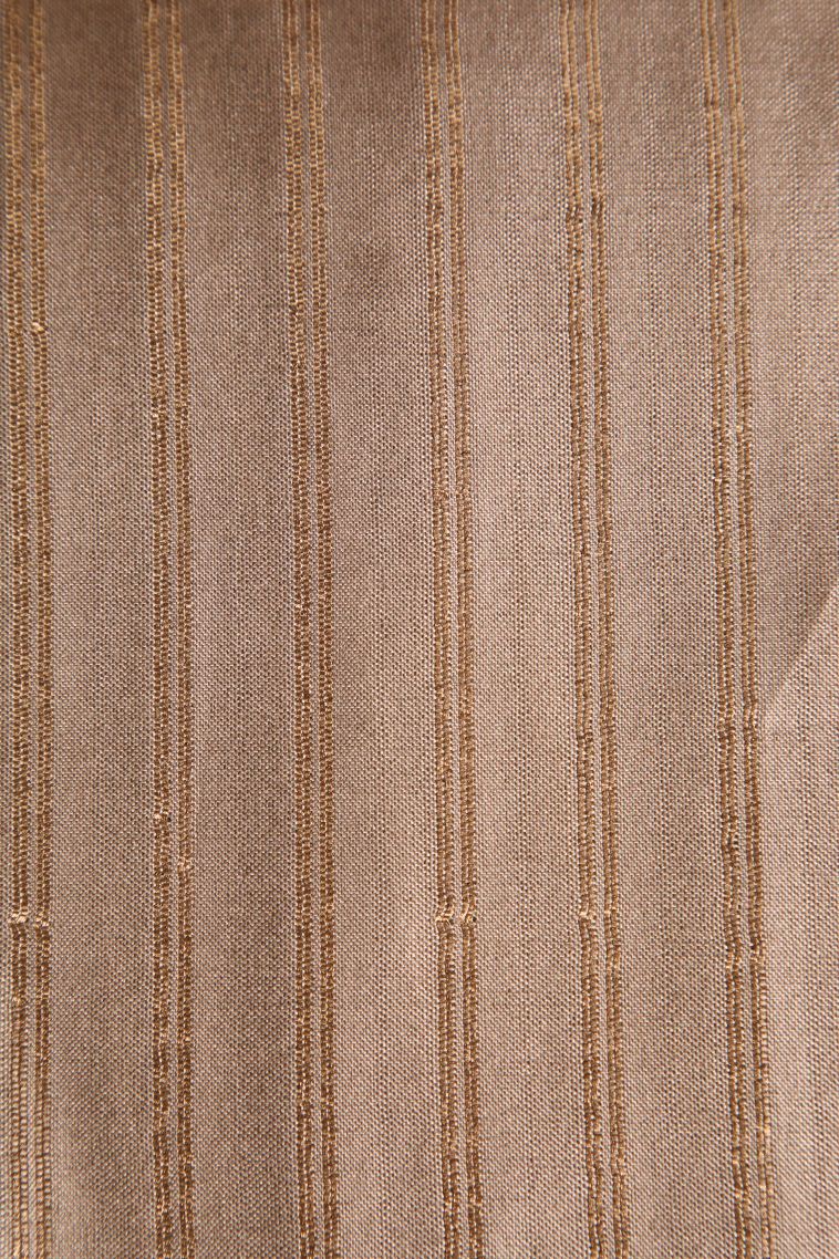Olive Green Semi Tussar Silk with Without Zari Zari Plain view 3