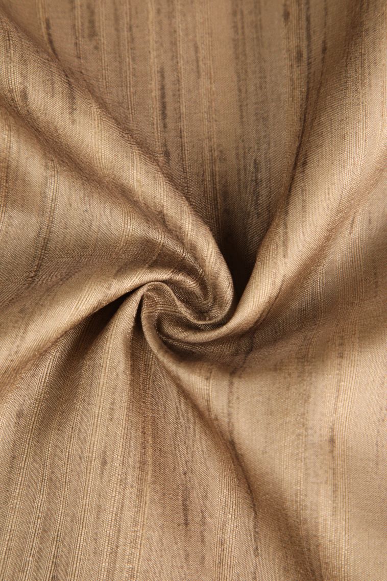 Tortilla Brown Semi Tussar Silk with Without Zari Zari Plain view 4