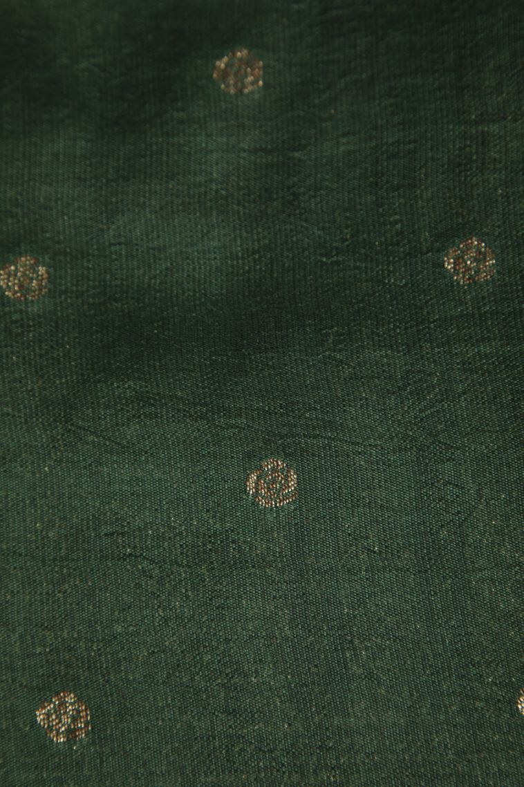 Magenta Purple Banaras Sarees with Antic Zari Checks view 3