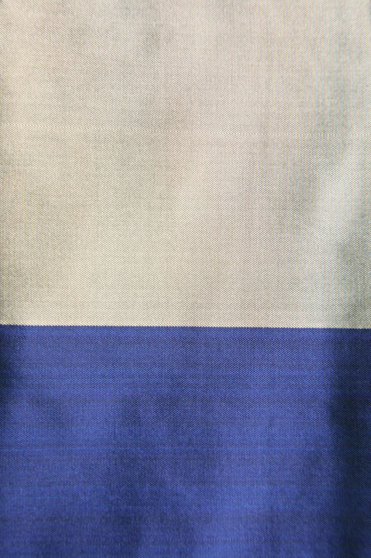 Sage Green Visiri Madippu Silk Sarees with Gold Zari Geometric Shapes view 3