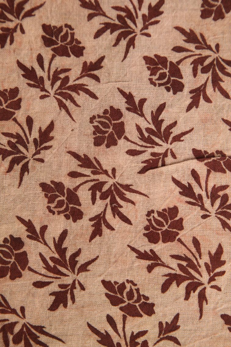 Pickle Green Kalamkari with Without Zari Zari Floral Patterns view 3