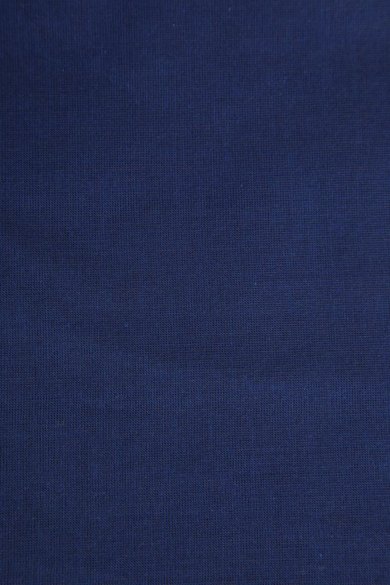 Navy Blue Kovai Cotton Sarees with Without Zari Zari Geometric Shapes view 3