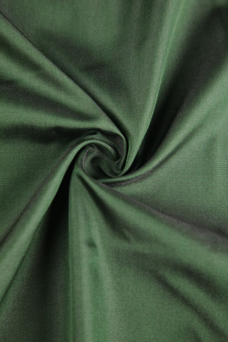 Basil Green Soft Silk Saree with Copper Zari Kolam Pattern view 4