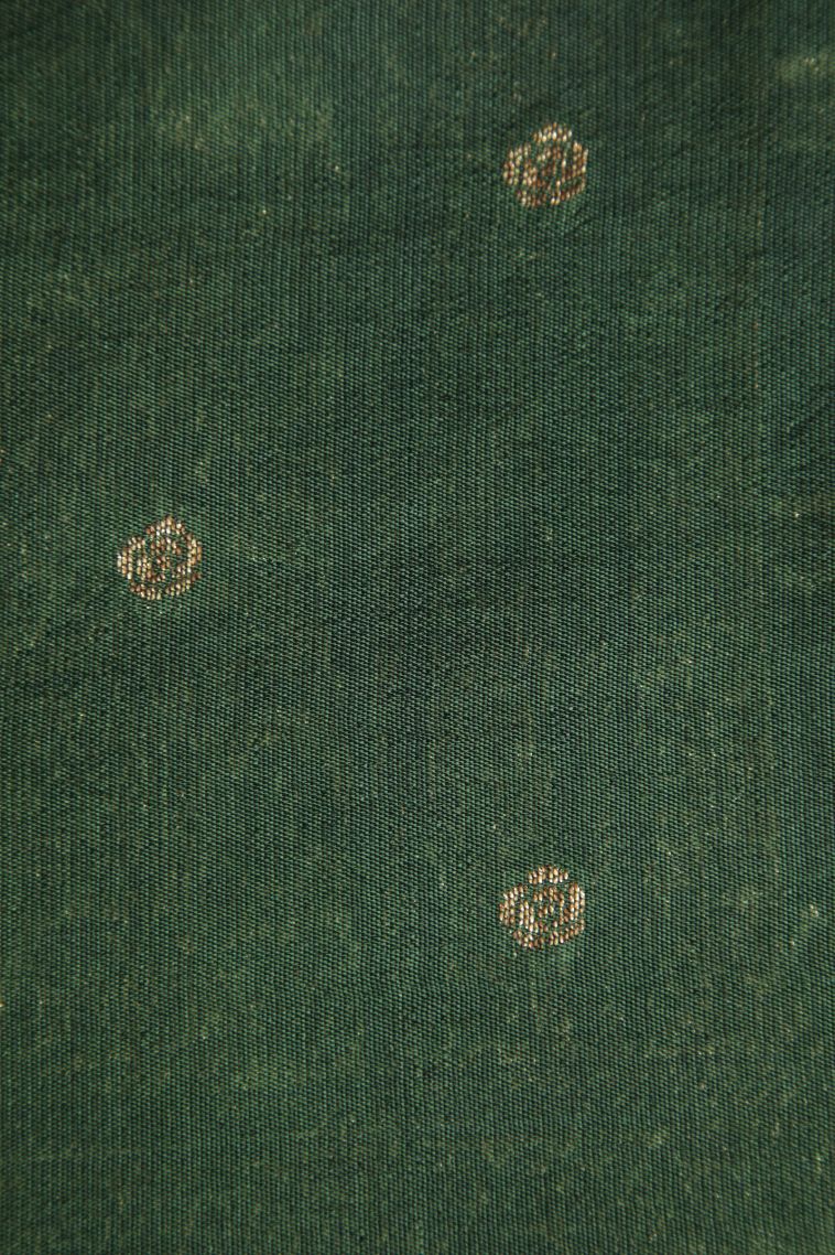 Viola Purple Banaras Sarees with Antic Zari Checks view 3