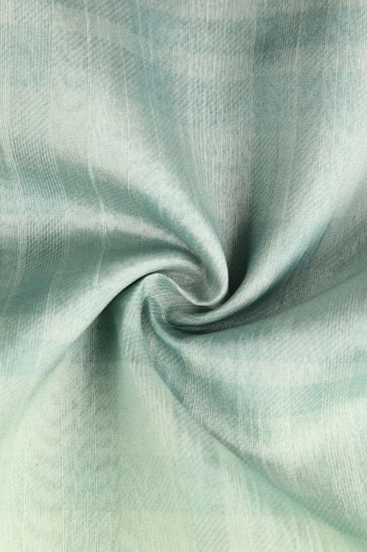 Pistachio Green Semi Tussar Silk with Without Zari Zari Floral Patterns view 4