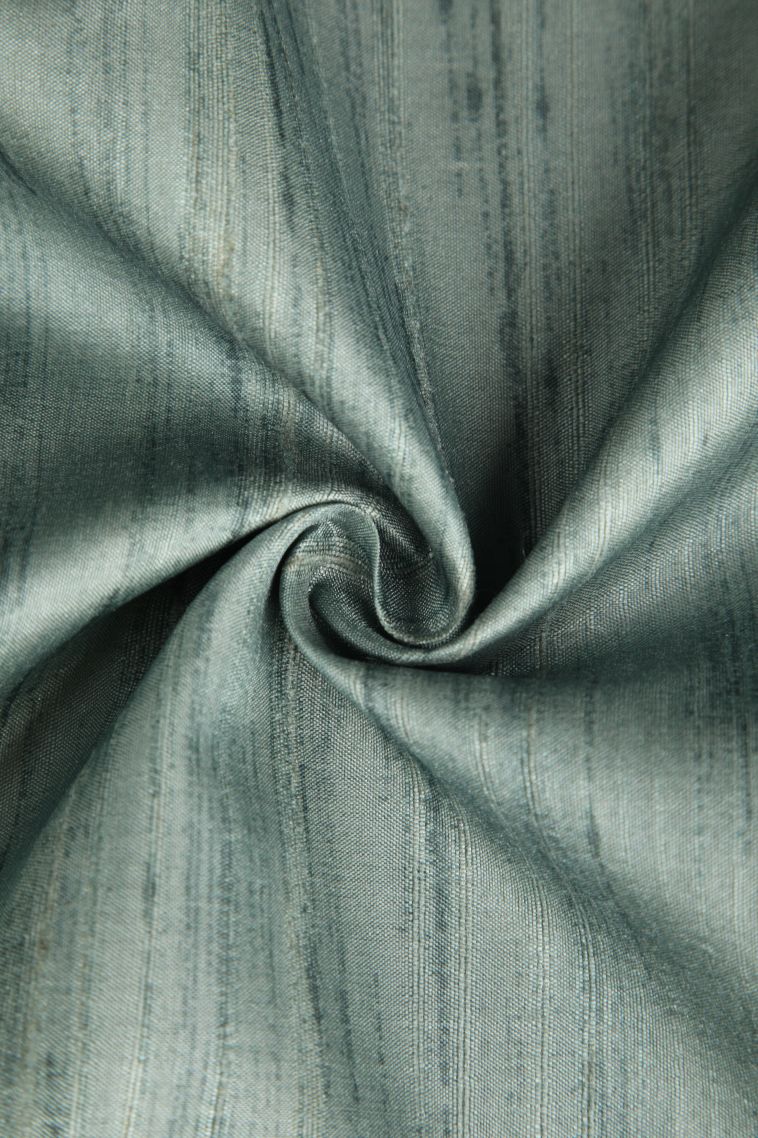 Pistachio Green Semi Tussar Silk with Without Zari Zari Plain view 4
