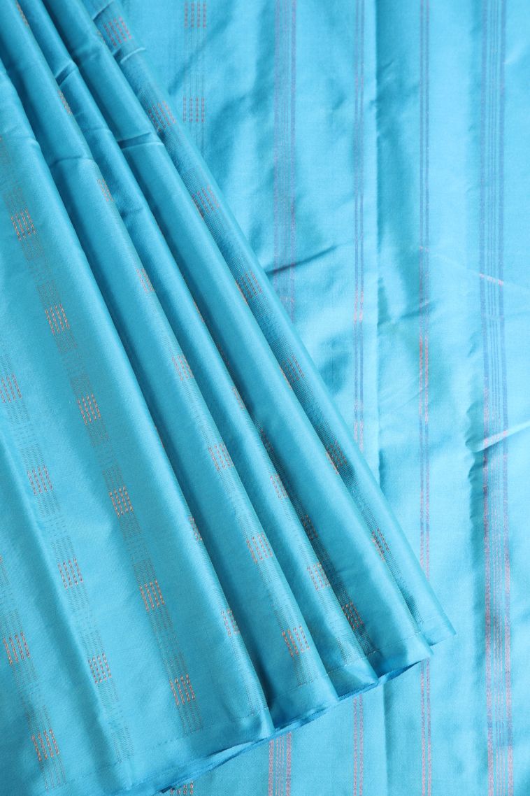 Basil Green Visiri Madippu Silk Sarees with Gold Zari Puttas