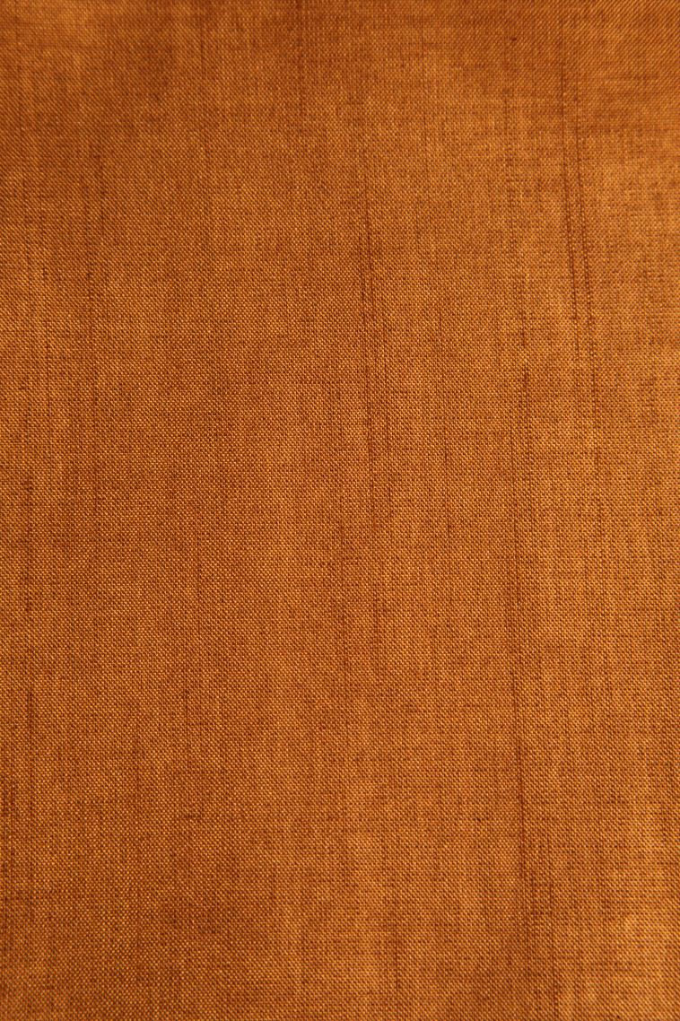 Cider Orange Jute Sarees with Gold Zari Checks view 3