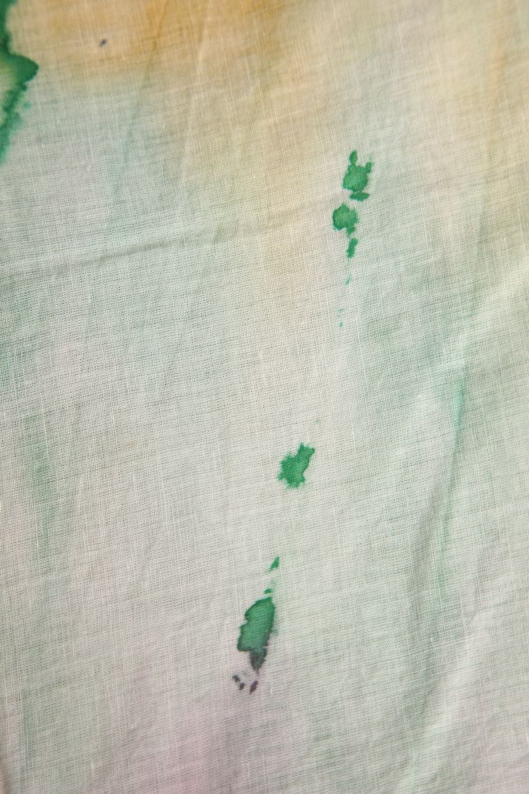 Mint Green Mul Mul Cotton with Without Zari Zari Pathik Motifs view 3