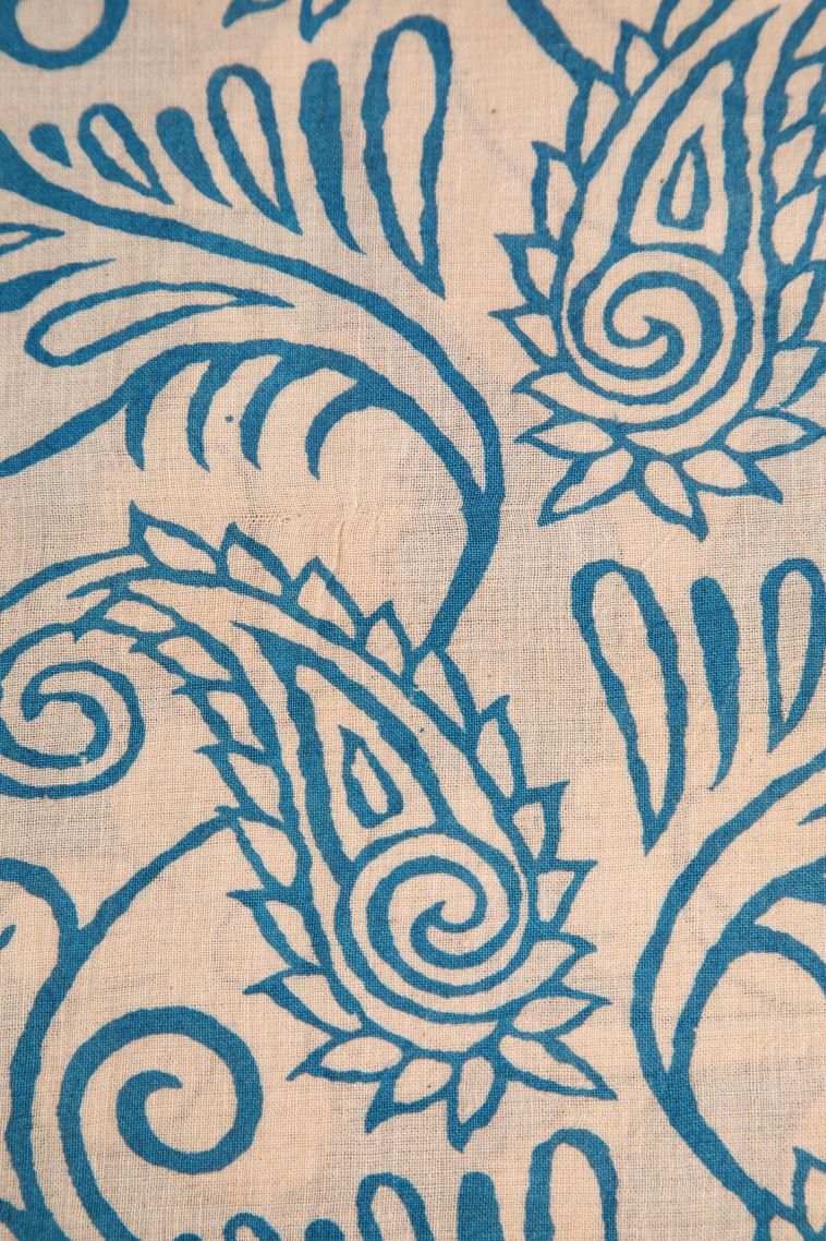 Apricot Orange Kalamkari with Without Zari Zari Floral Patterns view 3