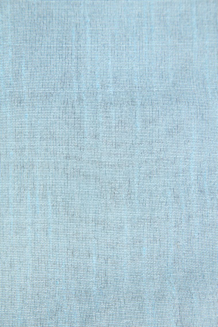Berry Blue Jute Sarees with Thread Zari Thred Weaving view 3