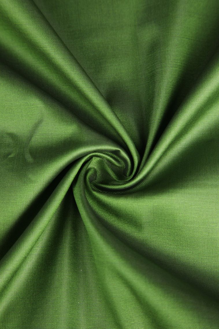Moccon Green Apoorva Silk Sarees with Gold Zari Plain view 4