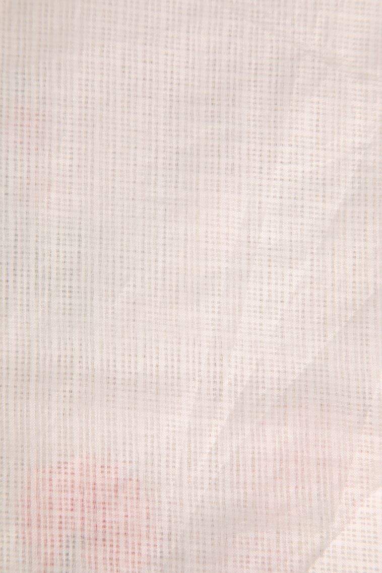 Cream White Manipuri Cotton Sarees with Without Zari Zari Floral Patterns view 3