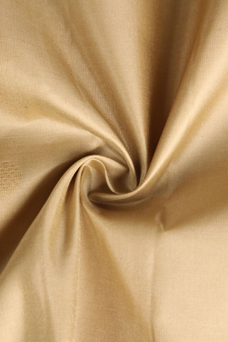 Cookie Yellow Soft Silk Saree with Gold Zari Buttis (small Dots Or Motifs) view 4
