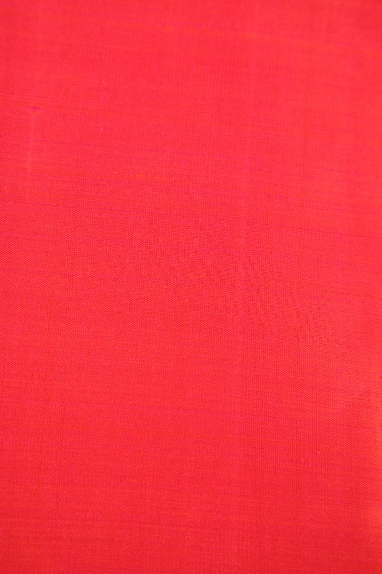 Strawberry Pink Soft Silk Saree with Gold Zari Circle Mottif view 3