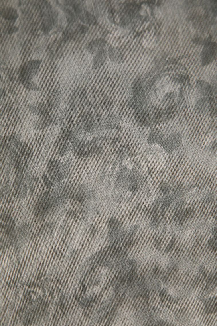 Gray Black Manipuri Cotton Sarees with Without Zari Zari Floral Patterns view 3