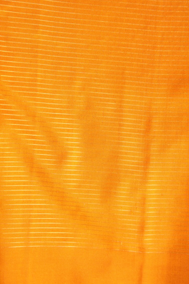Candy Red Soft Silk Saree with Gold Zari Vaira Oosi Jari Checked view 3