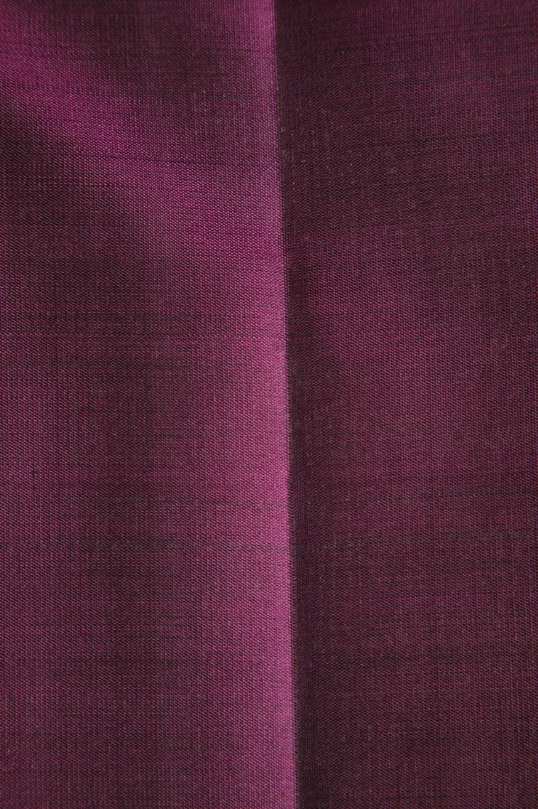 Bosenberry Purple Soft Silk Saree with Gold And Silver Zari Floral Patterns view 3
