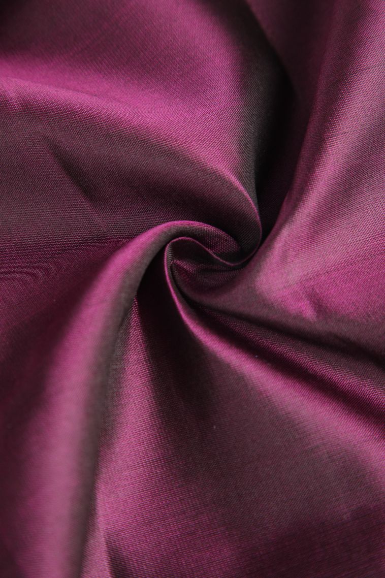 Bosenberry Purple Soft Silk Saree with Gold And Silver Zari Floral Patterns view 4