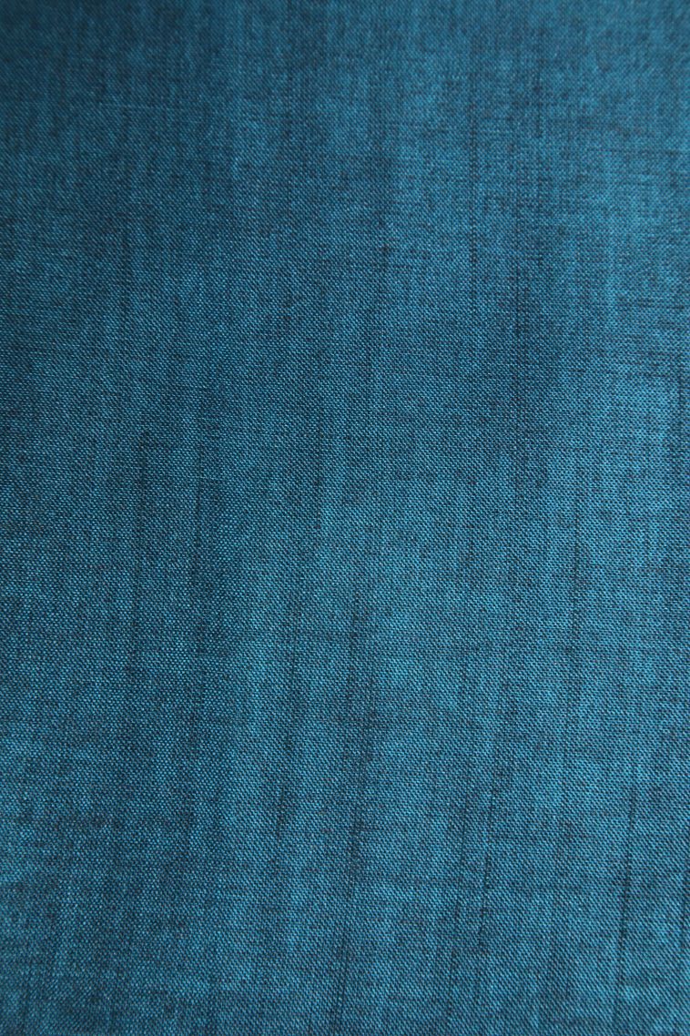 Cerulean Blue Jute Sarees with Gold Zari Checks view 3