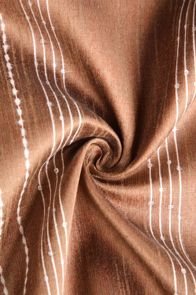 Tortilla Brown Jute Sarees with Thread Zari Thred Weaving view 4