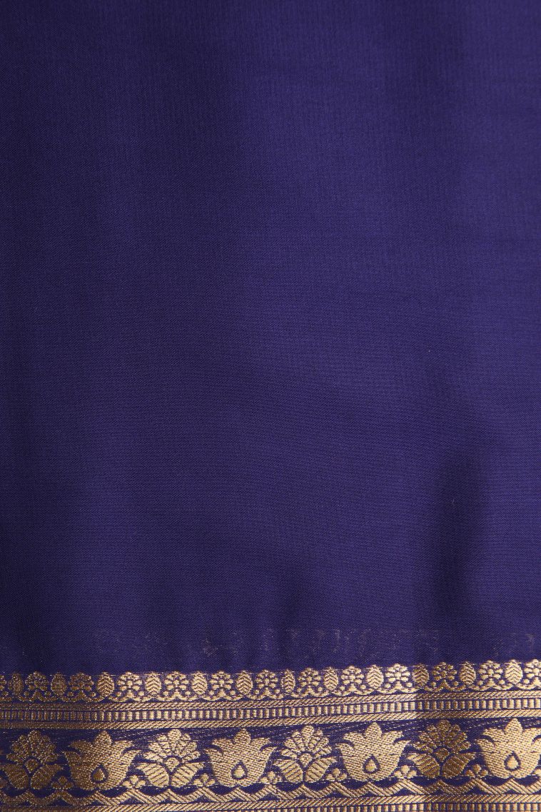 Taffy Pink Fancy Saree with Gold Zari Plain view 3