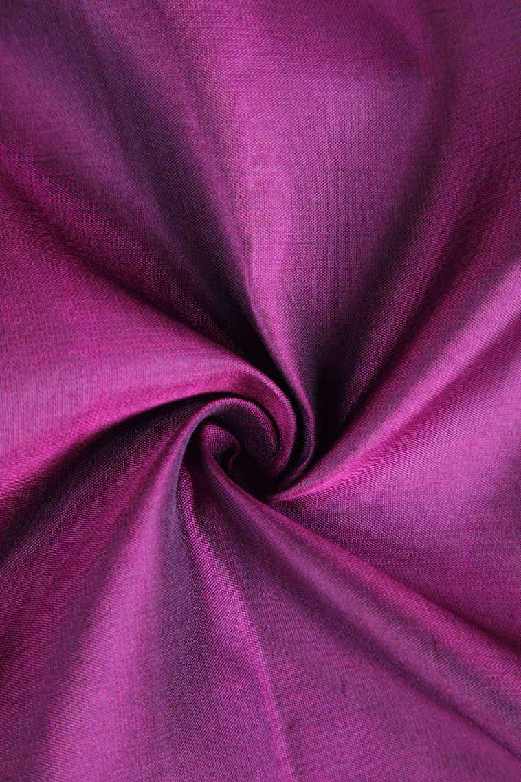 Magenta Purple Soft Silk Saree with Gold Zari Floral Patterns view 4