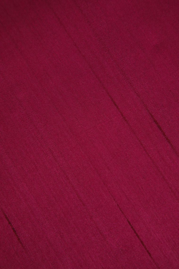 Magenta  Pink Semi Tussar Silk with Without Zari Zari Embroidary view 3