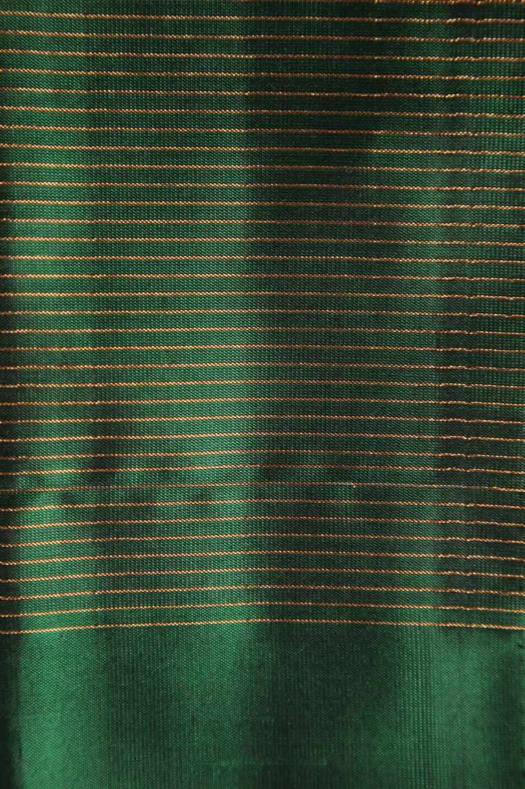 Punch Pink Soft Silk Saree with Gold Zari Vaira Oosi Jari Checked view 3