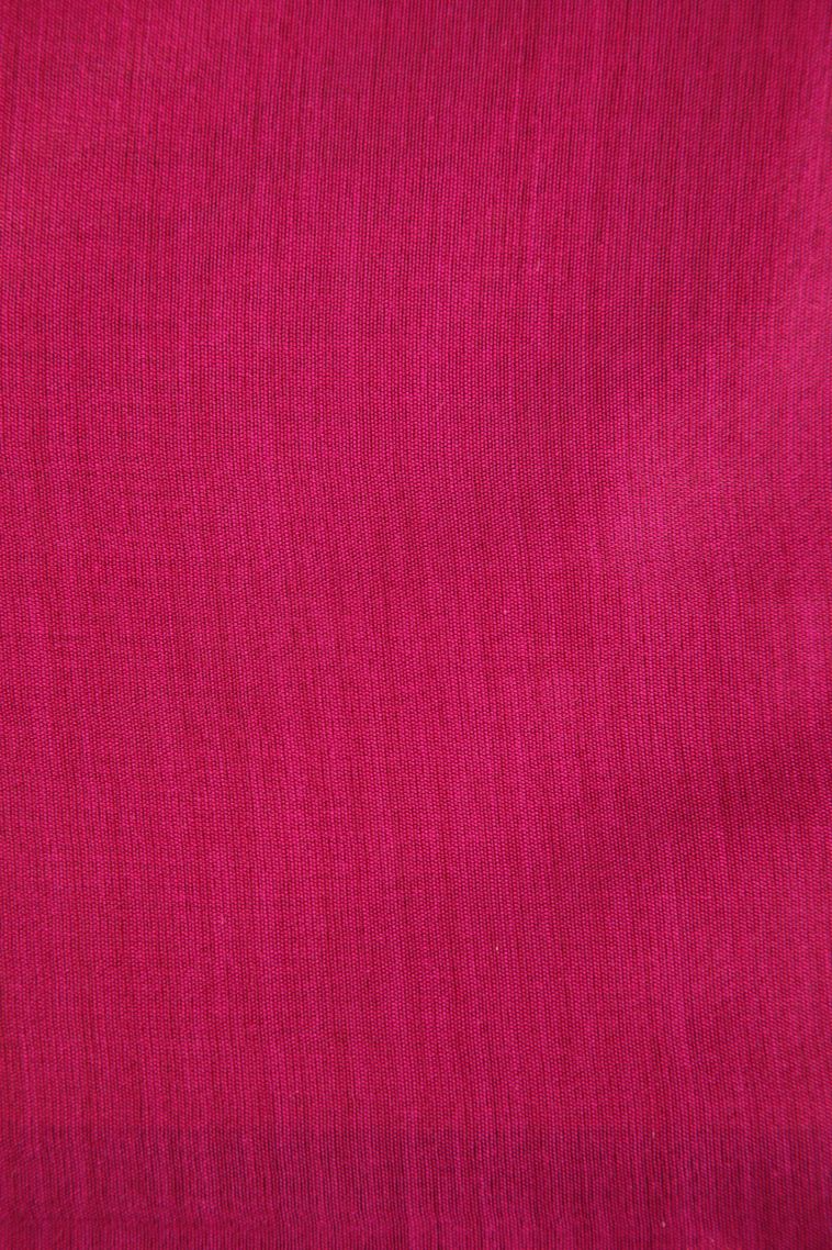 Strawberry Pink Silk Cotton Sarees with Copper Zari Kolam Pattern view 3