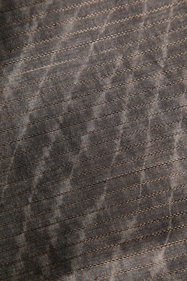 Davy Black Semi Tussar Silk with Gold Zari Pathik Motifs view 3